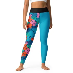 ADELIE orange blue - Yoga Leggings