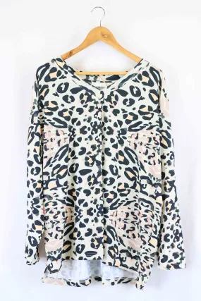 Alessi Animal Print Longsleeve Top XS