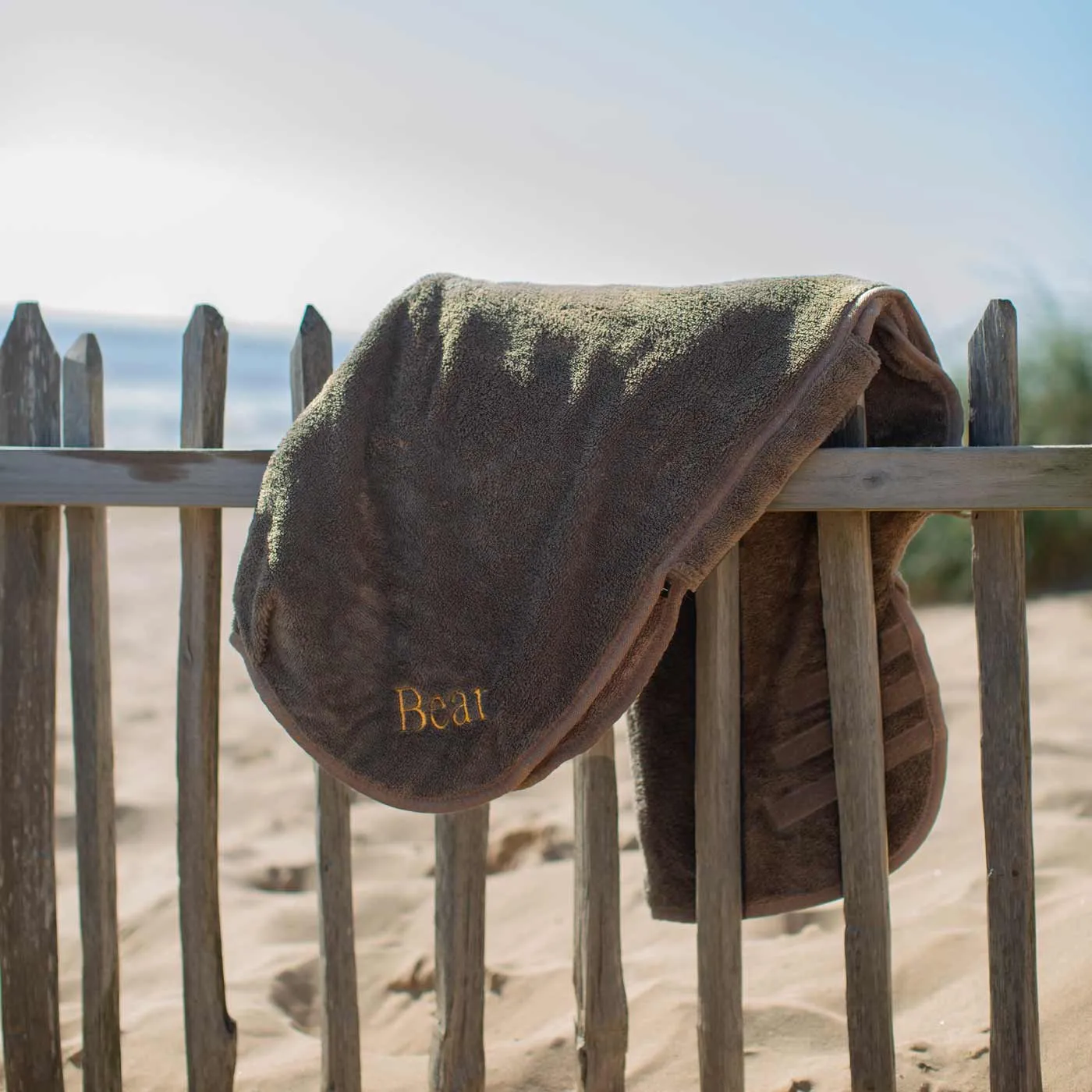 Bamboo Drying Coat in Mole by Lords & Labradors