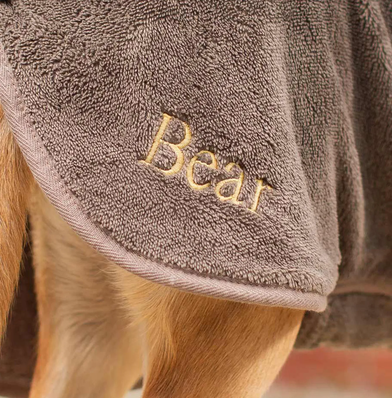 Bamboo Drying Coat in Mole by Lords & Labradors