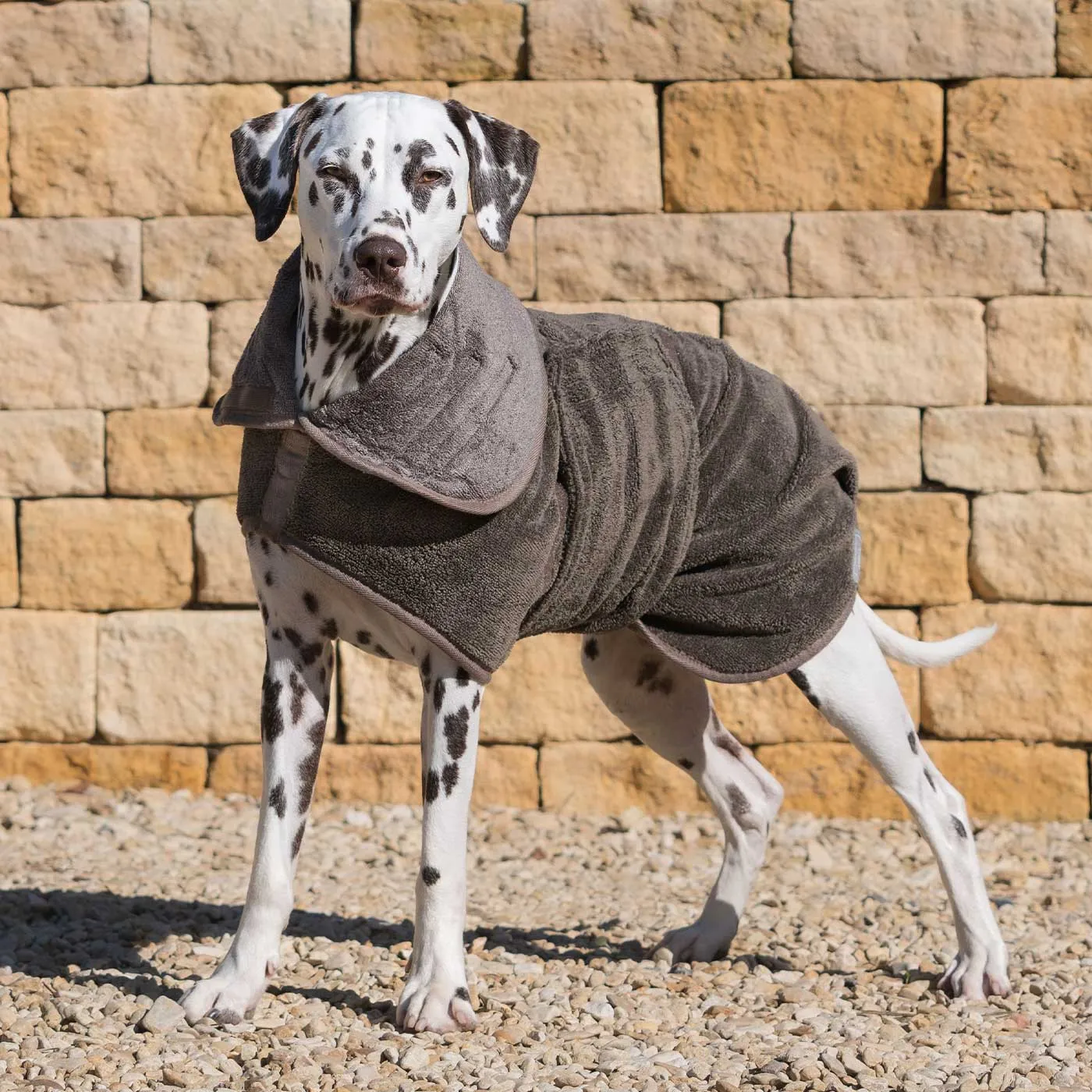 Bamboo Drying Coat in Mole by Lords & Labradors