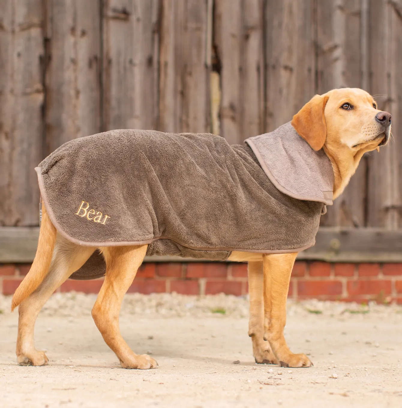 Bamboo Drying Coat in Mole by Lords & Labradors