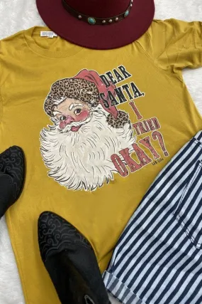 BC DEAR SANTA I TRIED- MUSTARD