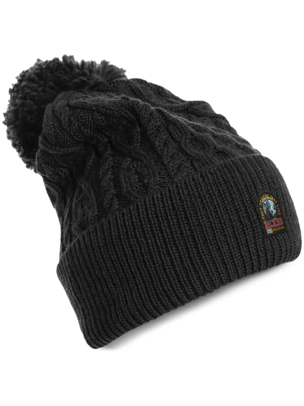 cable-knit beanie hat