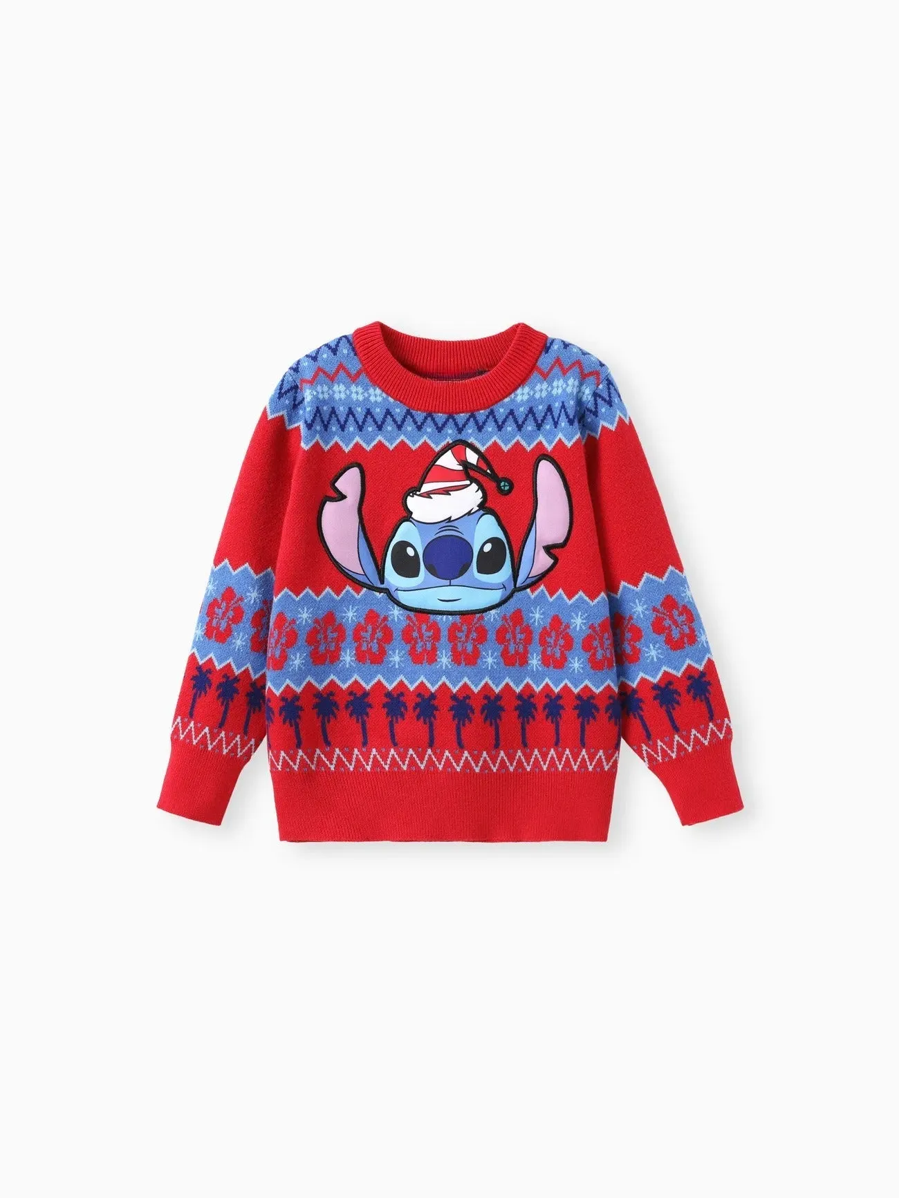 Cartoon Printed Christmas Knitwear Tops