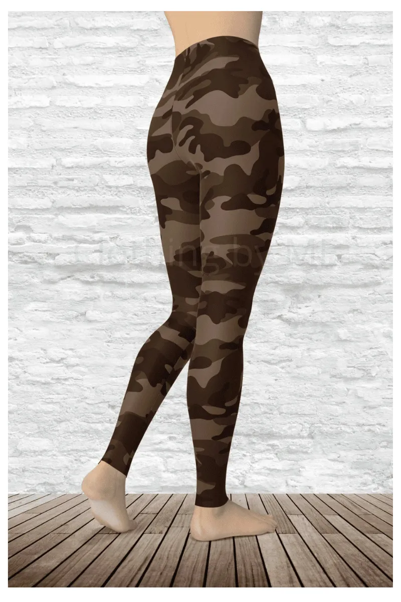 Dark Camo Brushed Legging