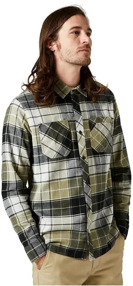 Fox Grainz Utility Flannel Mens Shirt