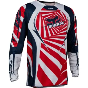 Fox Racing  Mens Navy 180 Goat Jersey Long Sleeve Lightweight MotoX