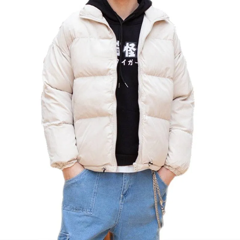 LAPPSTER Men's 2023 Colorful Bubble Coat Hip Hop Parka