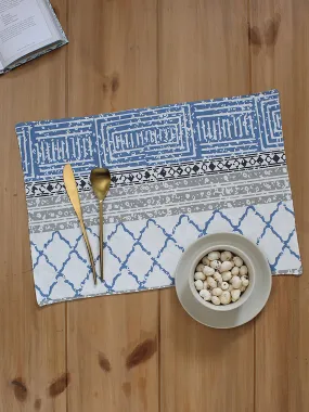 Nikrinta - Set Of 2 Placemats (Blue)