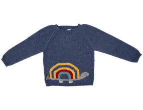 NW419 Turtle Sweater in Blue