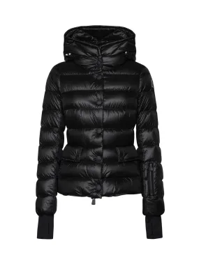 Padded Black Jacket with Hood