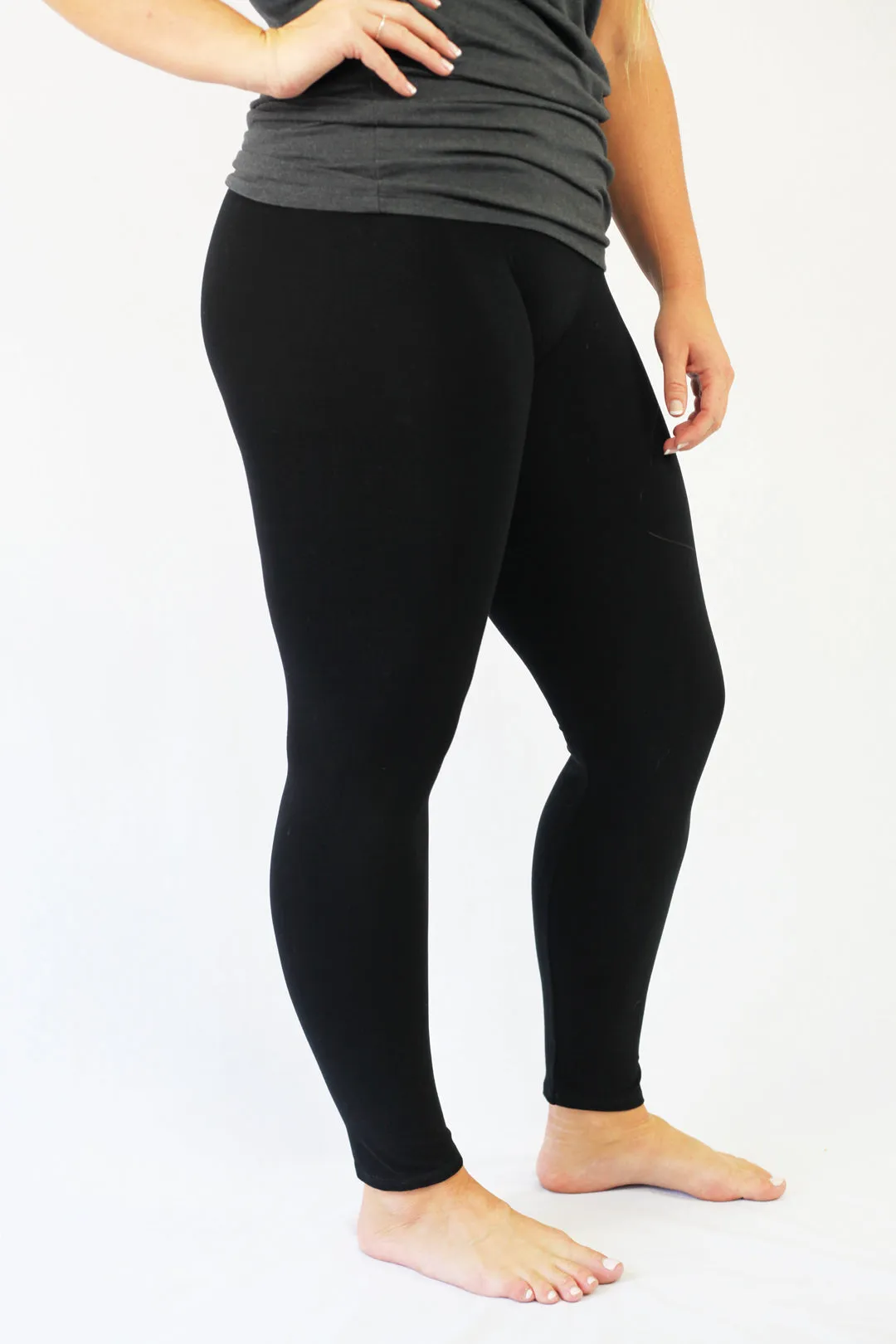 PLUS High Waist Long Legging